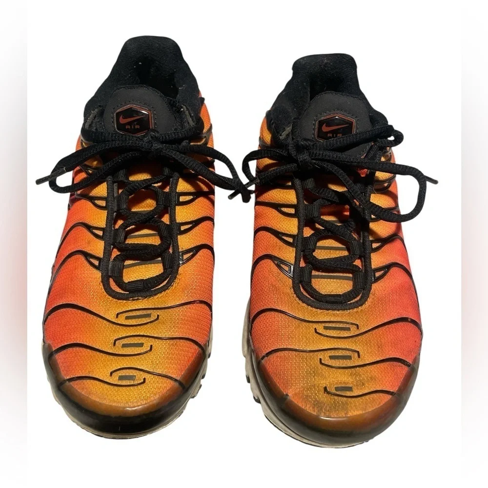 Nike Air Max Plus TN Black and Orange Sneakers